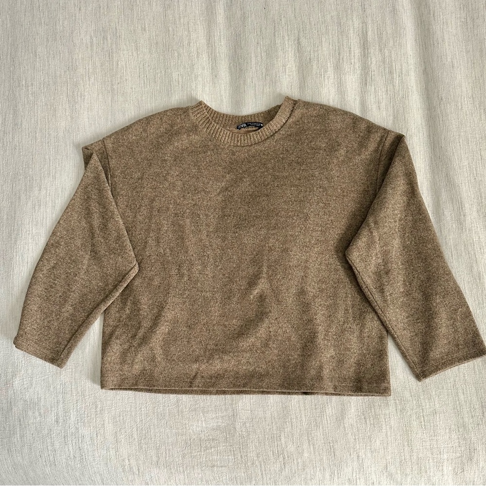 Zara Women’s Brown Sweater, Size M - Picture 7 of 12